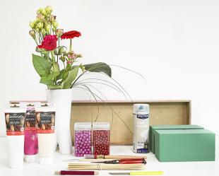 Romantisch bloemenhart voor moeder DIY