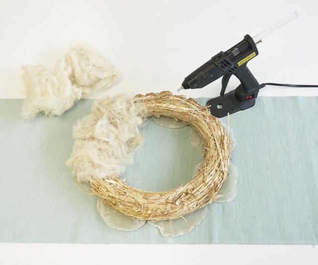 Zomerse schelpenkrans DIY