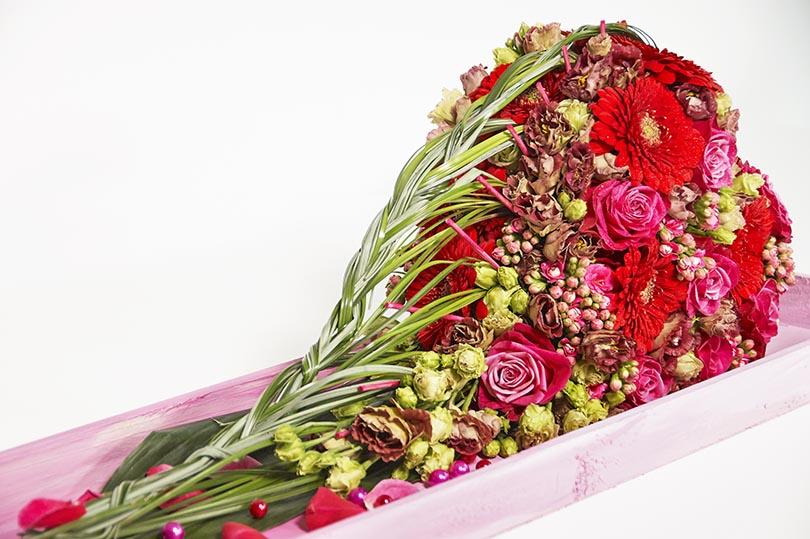 Romantisch bloemenhart voor moeder DIY