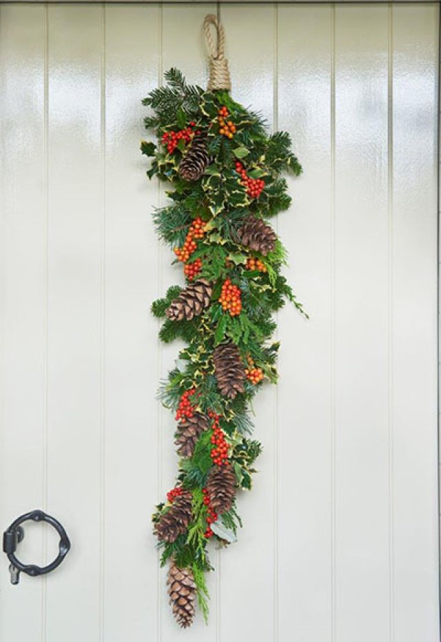 Feestelijk kerstfestoen zelf maken