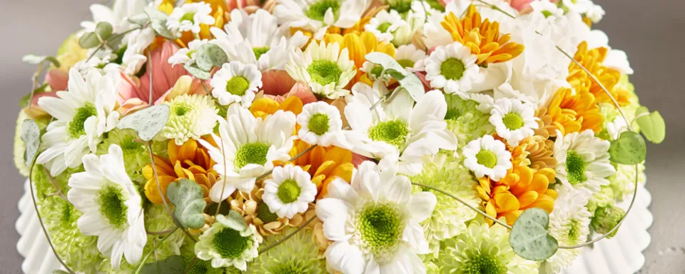 Afbeelding Bloementaart en smileys