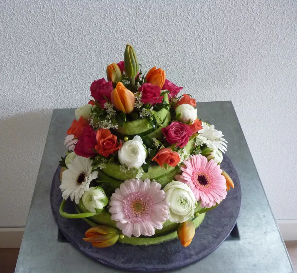 Afbeelding Bloementaart voor moederdag