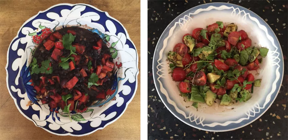 Afbeelding Chili sin carne met knoflook, koriander en komijn