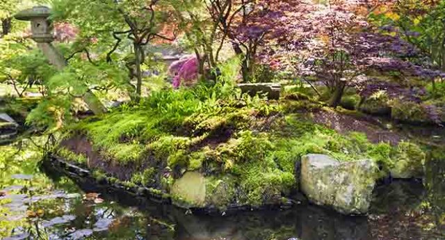 Symboliek in de Japanse tuin in Clingendael