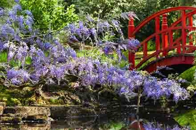 Symboliek in de Japanse tuin in Clingendael