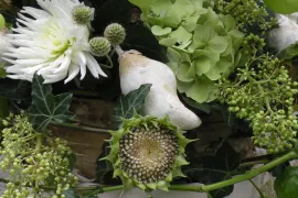 Grijs, groen en wit uit eigen tuin