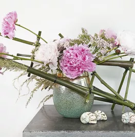 Pioenen en parels DIY