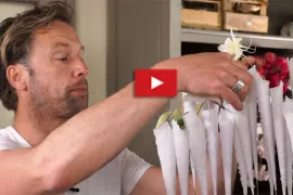 Patatzakjes van kaarsvet (video)