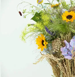 Nazomers plukboeket DIY