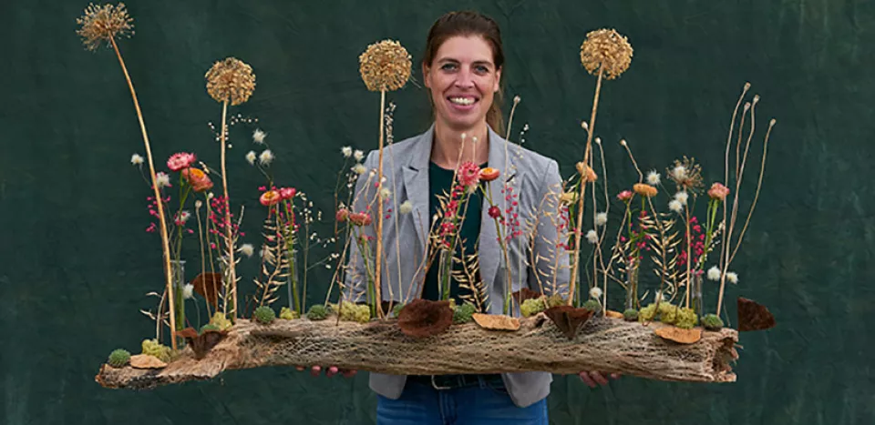 Afbeelding Herfst op een stronk DIY (video)