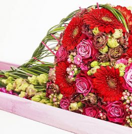 Romantisch bloemenhart voor moeder DIY