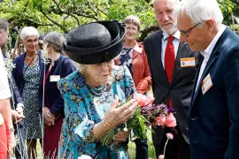 Prinses Beatrix woont groen jubileum bij