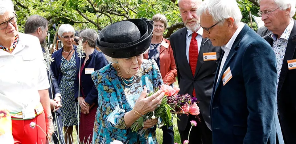 Afbeelding Prinses Beatrix woont groen jubileum bij