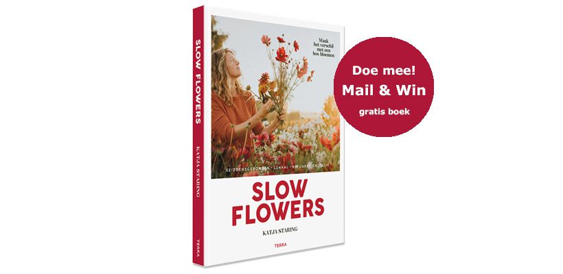 Mail & Win het boek Slow Flowers