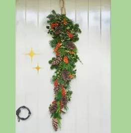 Feestelijk kerstfestoen zelf maken