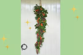 Feestelijk kerstfestoen zelf maken