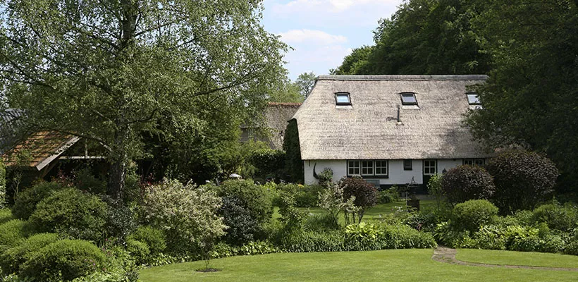 De tuin van G&B voorzitter Frank Naber