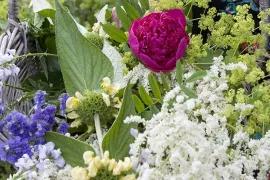 Pluk je bloemschikking