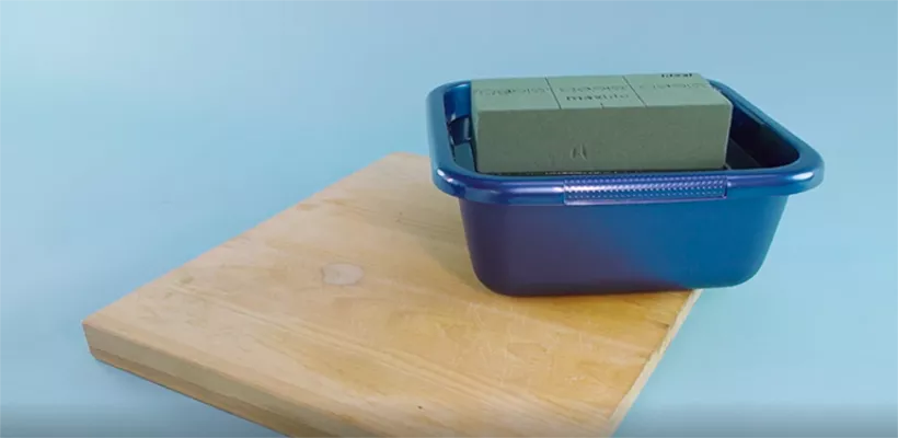 De basis: steekschuim nat maken