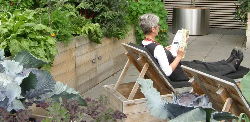 Zelfmaken: groentebakken en ligbed