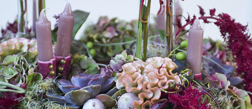 Kerstarrangement met clematispluizen door Marion Lemmen (video)