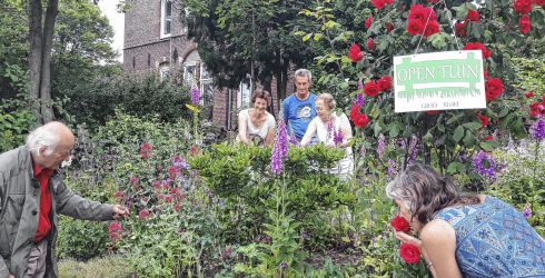 Genieten van de open tuinen in Nieuw-Vennep