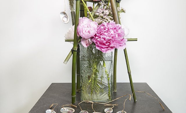 Pioenen en parels DIY