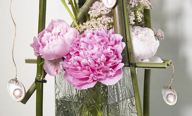 Pioenen en parels DIY