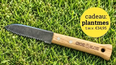 Word lid en ontvang een Hori Hori-plantmes t.w.v. €34,95 cadeau