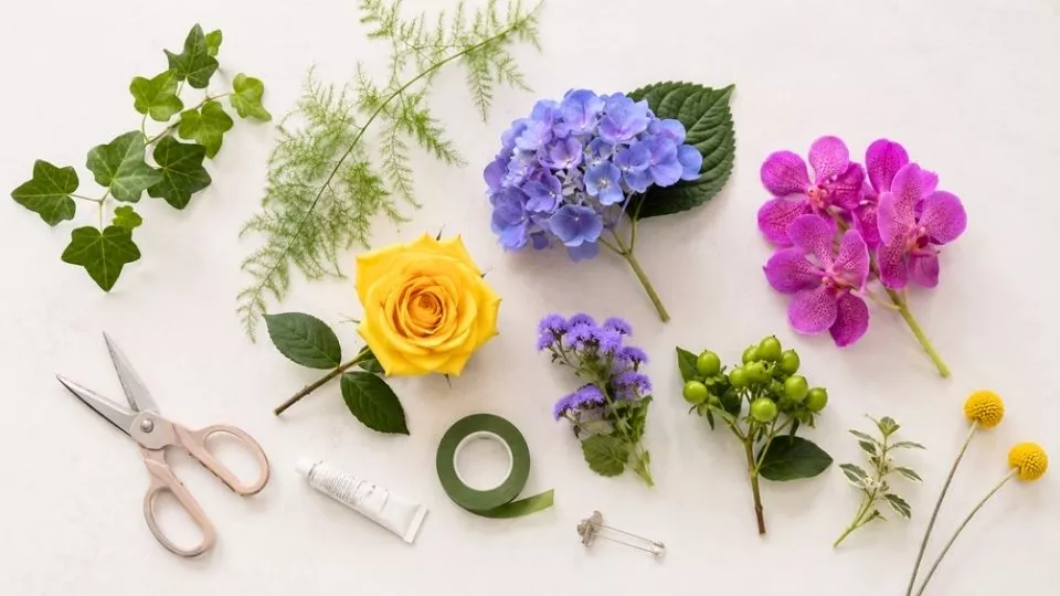Afbeelding Zelf een corsage maken voor een feestelijke dag