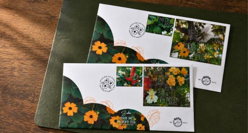 Winactie: eerstedagsenveloppen met de flora van Saba