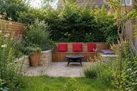 Opbergbank van hout: maak je eigen tuinbank met bergvak