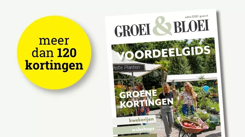 Afbeelding Voordeelgids: korting bij kwekerijen, tuincentra en tuinen voor leden