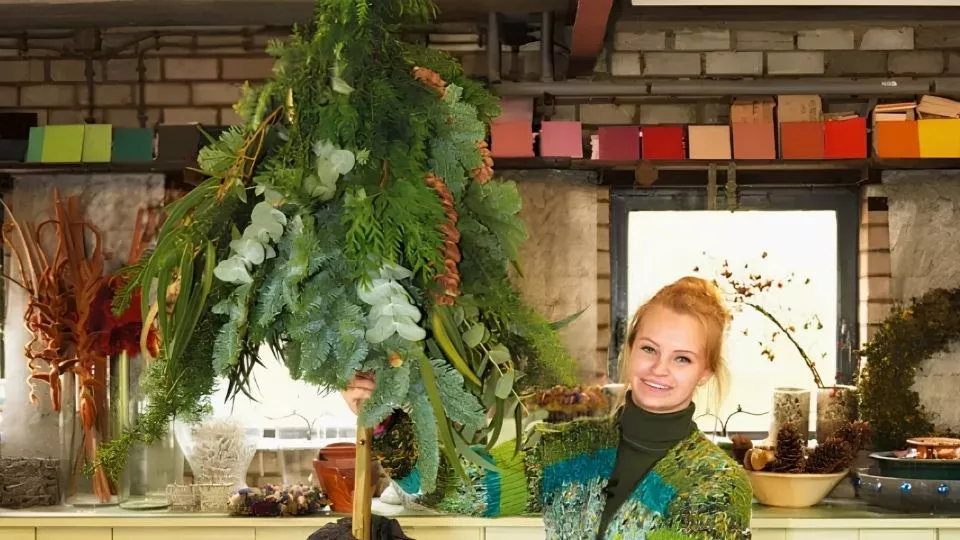 Afbeelding Duurzame kerstboom maken van natuurlijke materialen (video)