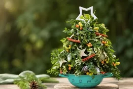 Maak je eigen minikerstboompje