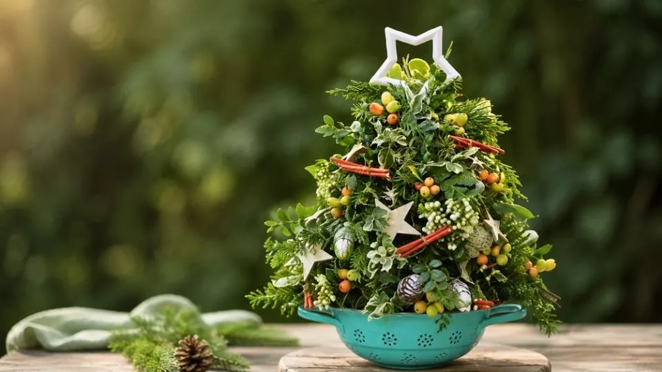 Afbeelding Maak je eigen minikerstboompje