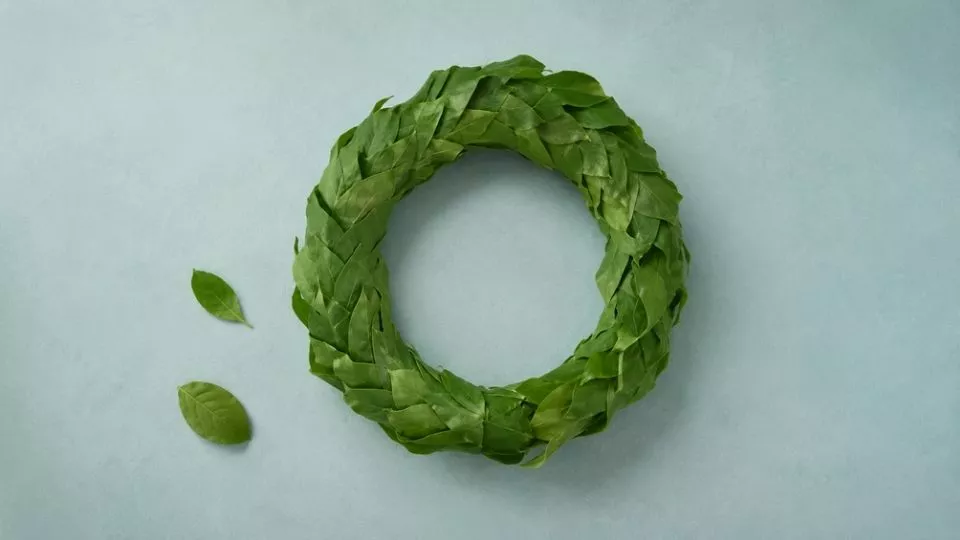 Afbeelding Zo maak je een groene basis voor elke krans
