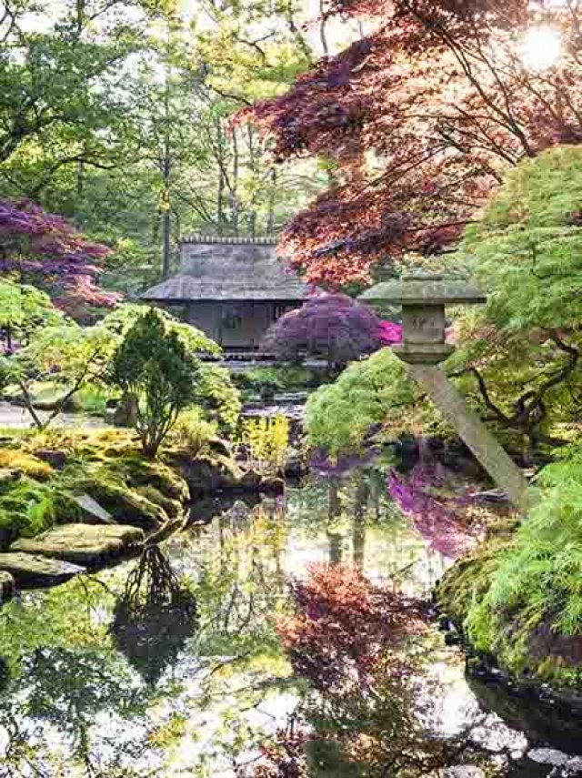 Symboliek in de Japanse tuin in Clingendael