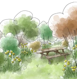 Planten voor een voedselstruweel
