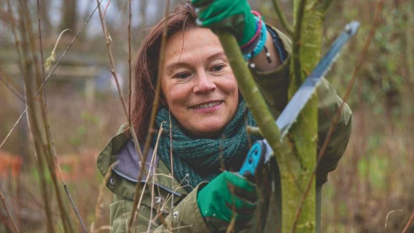 Waarom Katja haar wilgenschutting niet dicht vlecht